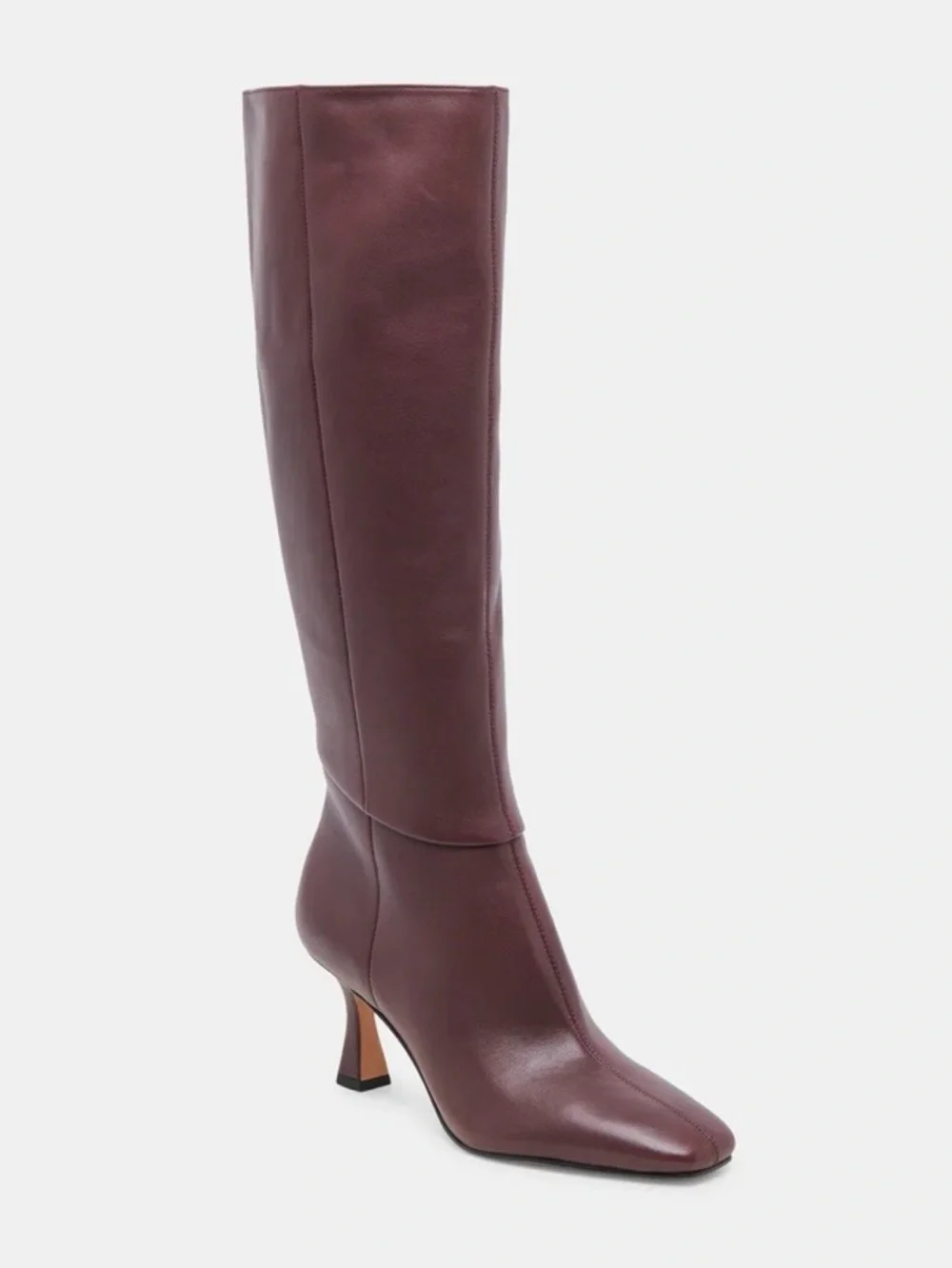 Dolce Vita Chocolate Brown under-the -knee Leather Boot Imported Sz 8